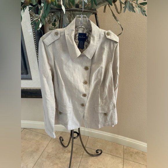 Faconnable women’s linen jacket - Picture 1 of 6